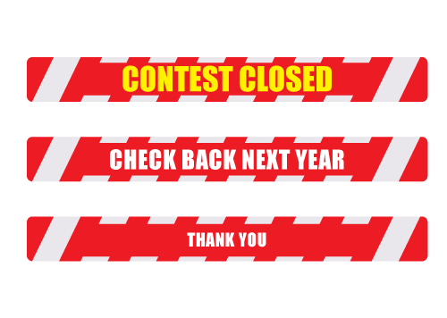 courageous persuaders contest closed