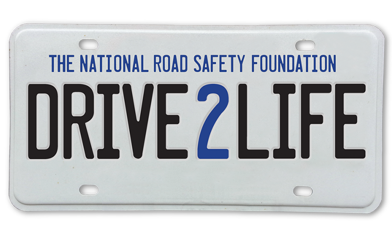 Drive2Life License plate logo