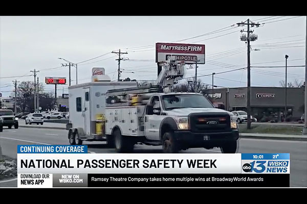 National Passenger Safety Week 2026: WBKO-TV ABC 13 segmnent