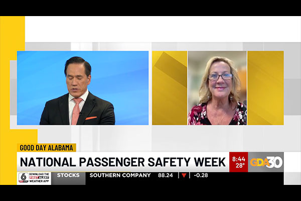 National Passenger Safety Week 2026: WBRC-TV  FOX  6 segment
