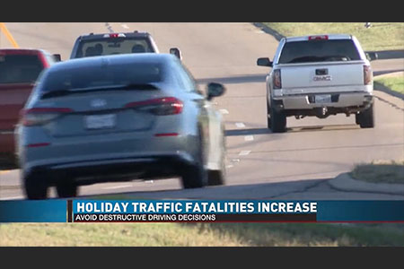wdbj tv segment on holiday driving crash prevention
